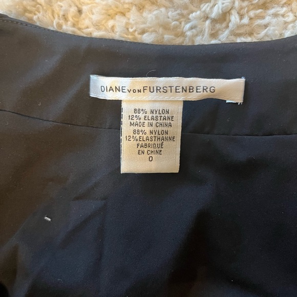Diane Von Furstenburg Wrap Dress Cocktail DVF 0 - Picture 4 of 4